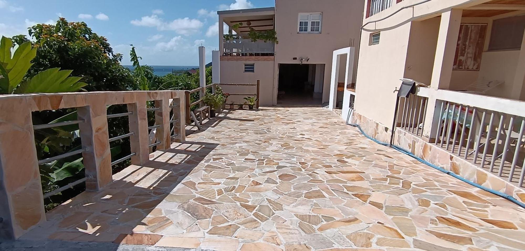 F2 Familial - Vue Imprenable Sur La Baie Du Marin Apartment Le Marin Luaran gambar